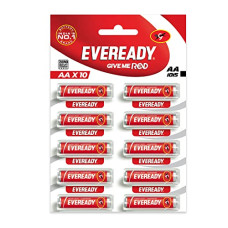 Deals, Discounts & Offers on  - Eveready 1015 Carbon Zinc AA Battery - 10 Pieces