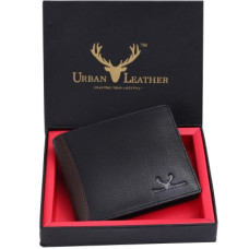 Deals and Offers on - URBAN LEATHERMen Formal Black Genuine Leather RFID Wallet - Regular Size(8 Card Slots) Deals, Discounts & Offers on - URBAN LEATHERMen Formal Black Genuine Leather RFID Wallet - Regular Size(8 Card Slots)
