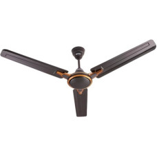 Deals, Discounts & Offers on Home Appliances - USHA Racer Chrome 1 Star 1200 mm 3 Blade Ceiling Fan(Smoke Brown, Pack of 1)