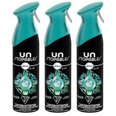 Deals, Discounts & Offers on  - Febreze Unstopables Premium Air Refresher - Fresh Scent - Net Wt. 8.8 OZ (250 g) Per Bottle - Pack of 3 Bottles