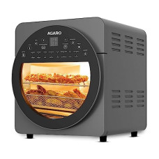Deals, Discounts & Offers on  - AGARO Elite Air Fryer For Home, 14.5L, Rotisserie Convection Oven, 1700W, Electric Oven, 16 Preset Menus, Digital Display, Touch Control, Bake, Roast, Toast, Defrost, Dehydrate, Keep Warm, Dark Grey