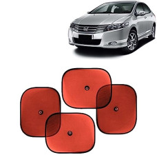Deals, Discounts & Offers on  - Kingsway Car Window Curtain Sticky Sun Shades for Honda City, 2009-2013 Model, Universal Fit Sunshades