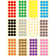 Deals and Offers on - BlackDreams 1080Pcs 25mm(1 inch) Mix Multi Color dots Sticker Round Circle Blank Plain writable Labels self Adhesive Deals, Discounts & Offers on - BlackDreams 1080Pcs 25mm(1 inch) Mix Multi Color dots Sticker Round Circle Blank Plain writable Labels self Adhesive