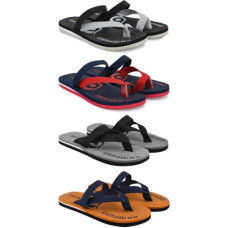 Deals, Discounts & Offers on Men - BIRDEPremium Flip Flop For Men Pack Of 4 Flip Flops(Multicolor 6)