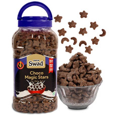 Deals, Discounts & Offers on  - Swad Breakfast Cereal, Choco Magic Stars (Children Cereal Wholegrain Chocolate Choco Moons and Stars Snack) Jar, 325 g
