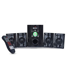 Deals and Offers on - WEBOOT 4.1 Channel Multimedia Speaker System,70 Watt Home Theatre with Subwoofer, USB, FM, Bluetooth, Remote Control-Black Deals, Discounts & Offers on - WEBOOT 4.1 Channel Multimedia Speaker System,70 Watt Home Theatre with Subwoofer, USB, FM, Bluetooth, Remote Control-Black