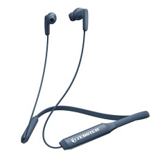 Deals, Discounts & Offers on Headphones - ZEBSTER Z-Style 604 Wireless Bt Earphone with Neckband with Magnetic Earpiece,Call Function Which Supports Voice Assistants,Splash Proof Talktime Upto 11-13H Provides Playback Upto 16H,Blue,in-Ear