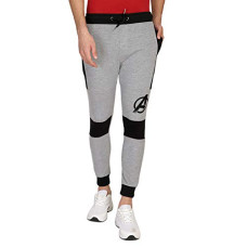 Deals, Discounts & Offers on Men - Free Authority Avengers Grey & Black Jogger