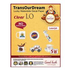 Deals, Discounts & Offers on  - TransOurDream Laserjet Clear 1.0 Water Slide Decal Paper