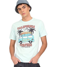 Deals, Discounts & Offers on Men - Colt Men's Loose T-Shirt (CLMERNK20509D01_Lt. Green M)