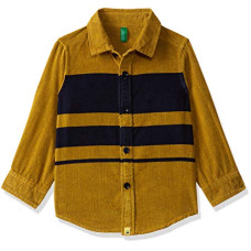 Deals, Discounts & Offers on Baby Care - United Colors of Benetton Baby Boys' Striped Regular Fit Shirt
