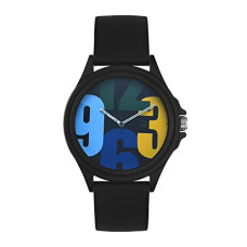 Deals, Discounts & Offers on Men - United Colors of Benetton Mens 46 mm Black Dial Silicone Analogue Watch - UWUCG0303
