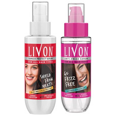 Deals, Discounts & Offers on Beauty Care - Livon Hair Serum for Women & Men| 100 ml & Livon Heat Protect Serum