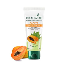 Deals and Offers on - Biotique Papaya Deep Cleanse Face Wash | Gentle Exfoliation | Visibly Glowing Skin | 100% Botanical Extracts| Suitable Deals, Discounts & Offers on - Biotique Papaya Deep Cleanse Face Wash | Gentle Exfoliation | Visibly Glowing Skin | 100% Botanical Extracts| Suitable