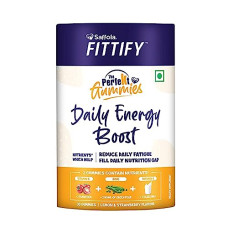 Deals and Offers on - Saffola FITTIFY The PerfeKt Gummies | Daily Energy Boost | 30 Gummies | Kids & Adults | Nutrients like Vitamin C, Vitamin A & Zinc reduces Daily Fatigue | Lemon & Strawberry Flavour Deals, Discounts & Offers on - Saffola FITTIFY The PerfeKt Gummies | Daily Energy Boost | 30 Gummies | Kids & Adults | Nutrients like Vitamin C, Vitamin A & Zinc reduces Daily Fatigue | Lemon & Strawberry Flavour