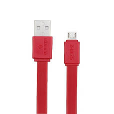 Deals, Discounts & Offers on  - ZEBSTER Z-MC25 USB to Micro USB Cables,3A, 25cm cable, Mobile/Laptop Compatible(Red)