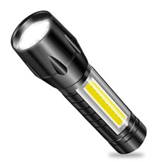 Deals, Discounts & Offers on  - Pick Ur Needs Emergency Rechargeable Led Torch Light 9W LED Zoomable 3 Modes Long Range Search Emergency Torch Light