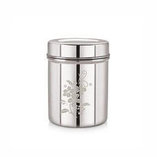 Deals, Discounts & Offers on  - Neelam Stainless Steel 12 (22g) Lazer Etching Deep Dabba, 1900 ml, Silver