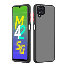 Deals, Discounts & Offers on Mobile Accessories - Amazon Brand - Solimo Bumper For Samsung Galaxy M42 5G (Polycarbonate_Black)