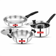 Deals, Discounts & Offers on Cookware - Butterfly Classic SS Cookware Set - 5 Pcs