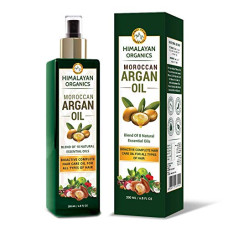 Deals and Offers on - Himalayan Organics Moroccan Argan Oil With Vitamin E For Hair Growth | No Parabens & Mineral Oil | Improve Daily Hair Health | Soft, Silky Perfection Hair - 200ml Deals, Discounts & Offers on - Himalayan Organics Moroccan Argan Oil With Vitamin E For Hair Growth | No Parabens & Mineral Oil | Improve Daily Hair Health | Soft, Silky Perfection Hair - 200ml