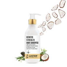 Deals and Offers on - Luster Cosmetics Keratin Strength Hair Shampoo | Enriched With 100% Natural Extracts | For Dry & Frizzy Hair | Strength & Growth Formula | Shampoo Deals, Discounts & Offers on - Luster Cosmetics Keratin Strength Hair Shampoo | Enriched With 100% Natural Extracts | For Dry & Frizzy Hair | Strength & Growth Formula | Shampoo