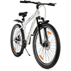 Deals, Discounts & Offers on Auto & Sports - Urban Terrain BOLT UT5000S27.5 Steel MTB-Disc Brakes, and Mobile Tracking App Tracking 27.5 T Mountain Cycle(Single Speed, White)