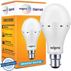 Deals and Offers on - Wipro Garnet 9W Inverter LED, (Pack of 1) 4 hrs Bulb Emergency Light(White) Deals, Discounts & Offers on - Wipro Garnet 9W Inverter LED, (Pack of 1) 4 hrs Bulb Emergency Light(White)
