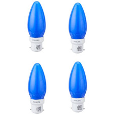 Deals and Offers on - PHILIPS LED Deco Blue 0.5W Glass Candle (Pack of 4) Deals, Discounts & Offers on - PHILIPS LED Deco Blue 0.5W Glass Candle (Pack of 4)