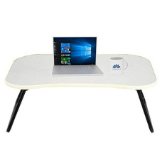 Deals, Discounts & Offers on Laptop Accessories - Townsville Sleeko Laptop Table (White) (Engineered Wood)