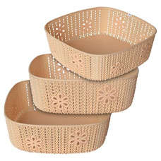 Deals and Offers on - Heart Home Woven Design Multipurpose Square Shape Basket Ideal Deals, Discounts & Offers on - Heart Home Woven Design Multipurpose Square Shape Basket Ideal