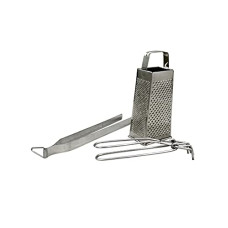 Deals and Offers on - Stainless Steel Chapati Roti Chimta with Pakkad Utensil Holder and 4 Way Grater and Slicer. Deals, Discounts & Offers on - Stainless Steel Chapati Roti Chimta with Pakkad Utensil Holder and 4 Way Grater and Slicer.