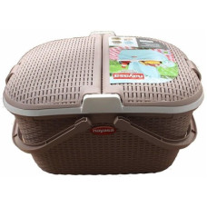 Deals and Offers on - NAYASA Plastic Storage Basket(Pack of 1) Deals, Discounts & Offers on - NAYASA Plastic Storage Basket(Pack of 1)