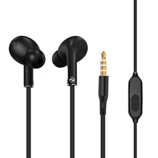 Deals and Offers on - ZEBRONICS Zeb-Tulip Wired in Ear Earphone with Mic (Black) Deals, Discounts & Offers on - ZEBRONICS Zeb-Tulip Wired in Ear Earphone with Mic (Black)