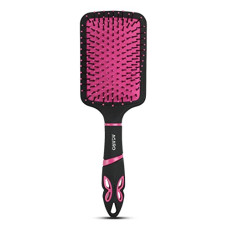 Deals, Discounts & Offers on Beauty Care - AGARO Delight Paddle Hair Brush with Strong & flexible nylon bristles having Anti static ball tips, For Grooming, Straightening, Smoothing, Detangling Hair, ideal