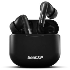 Deals, Discounts & Offers on Headphones - beatXP Vibe XPods Bluetooth True Wireless in-Ear Ear Buds with 60H Playtime, Quad Mic ENC, Gaming Mode(40ms Low Latency), Type C Earphone with 11mm Drivers, IPX5 Water Resistance (Black)