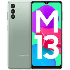 Deals, Discounts & Offers on Electronics - Samsung Galaxy M13 (Aqua Green, 6GB, 128GB Storage) | 6000mAh Battery | Upto 12GB RAM with RAM Plus