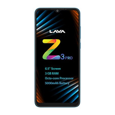 Deals, Discounts & Offers on Electronics - [For Citibank Credit Card EMI] Lava Z3 Pro (3GB RAM, 32GB Storage)- Cyan | High Performance Octa core Processor| Big 5000 mAh Battery | 8MP AI Dual Rear Camera
