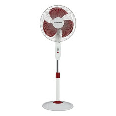 Deals, Discounts & Offers on  - Crompton Gale Plus High Speed 400 Mm Pedestal Fan With Double Ball Bearing&Synchronous Motor,White&Red