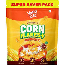 Deals and Offers on - Yogabar Cornflakes Original Healthy Crunchy Breakfast cereals with Probiotics,850g || Original and Healthier | Low Fat & Cholesterol | High Fibre | Deliciously Crunchy | All Natural CornFlakes Deals, Discounts & Offers on - Yogabar Cornflakes Original Healthy Crunchy Breakfast cereals with Probiotics,850g || Original and Healthier | Low Fat & Cholesterol | High Fibre | Deliciously Crunchy | All Natural CornFlakes