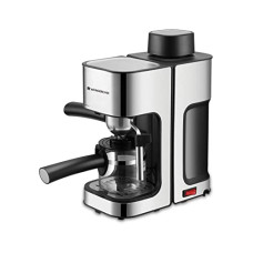 Deals and Offers on - WONDERCHEF Regalia Espresso Coffee Maker 5 Bar I With Steamer for Cappuccino & Latte | Steam Tube Deals, Discounts & Offers on - WONDERCHEF Regalia Espresso Coffee Maker 5 Bar I With Steamer for Cappuccino & Latte | Steam Tube