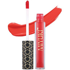 Deals, Discounts & Offers on Beauty Care - Miyuki Ultimatte Long Stay Matte Liquid Lipstick-Deep Maroon-6 ml | Rozy Red Lipstick With Vitamin E | 12 hr Long Lasting Lipstick | No-Smudge, Waterproof Formula | Vegan & Cruelty Free