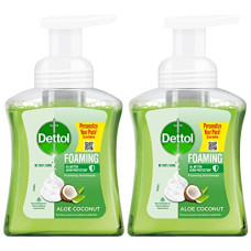 Deals, Discounts & Offers on Health & Personal Care - Dettol Foaming Handwash Pump - Aloe Coconut (Pack of 2-250ml each) | Rich Foam | Moisturizing Hand Wash | Soft on Hands