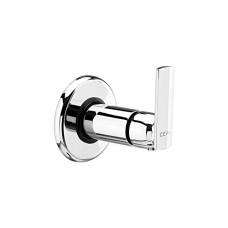 Deals, Discounts & Offers on Home Improvement - Cera Titanium F1003351 Stainless Steel Single Lever Exposed Part of Stop Cock (Silver)
