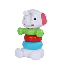 Deals, Discounts & Offers on  - Toyzone Elephant Ringtoss-61397 | Plastic Ringtoss Stacking Ring Throw Game for Toddlers,Indoor/Outdoor Activity|Multi-Colored Durable Plastic Rings|Learning Activity