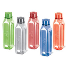 Deals and Offers on - Milton Prime 1000 Pet Water Bottle, Set of 5, 1 Litre Each, Assorted | BPA Free | 100% Leak Proof | Office Bottle | Gym Bottle | Home | Kitchen | Travel Bottle | Hiking | Treking Bottle Deals, Discounts & Offers on - Milton Prime 1000 Pet Water Bottle, Set of 5, 1 Litre Each, Assorted | BPA Free | 100% Leak Proof | Office Bottle | Gym Bottle | Home | Kitchen | Travel Bottle | Hiking | Treking Bottle