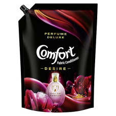 Deals and Offers on - Comfort Liquid Perfume Deluxe, Desire, Fabric Conditioner crafted with French perfume fragrances, 2 ltr pouch Deals, Discounts & Offers on - Comfort Liquid Perfume Deluxe, Desire, Fabric Conditioner crafted with French perfume fragrances, 2 ltr pouch