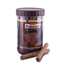 Deals, Discounts & Offers on  - PICKWICK Dark Chocolate Wafer Rolls 150gms Jar