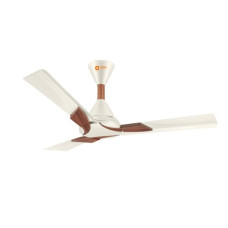 Deals and Offers on - Orient Electric Wendy | 1200mm BEE Star Rated Ceiling Fan | Designer Decorative Ceiling Fan | Warranty (2 years) | (Pearl White/Walnut, Pack of 1) Deals, Discounts & Offers on - Orient Electric Wendy | 1200mm BEE Star Rated Ceiling Fan | Designer Decorative Ceiling Fan | Warranty (2 years) | (Pearl White/Walnut, Pack of 1)