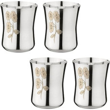 Deals and Offers on - TORPPEZA Stainless Steel Water/Juice Glass Serving/Dinner Glass Set Deals, Discounts & Offers on - TORPPEZA Stainless Steel Water/Juice Glass Serving/Dinner Glass Set